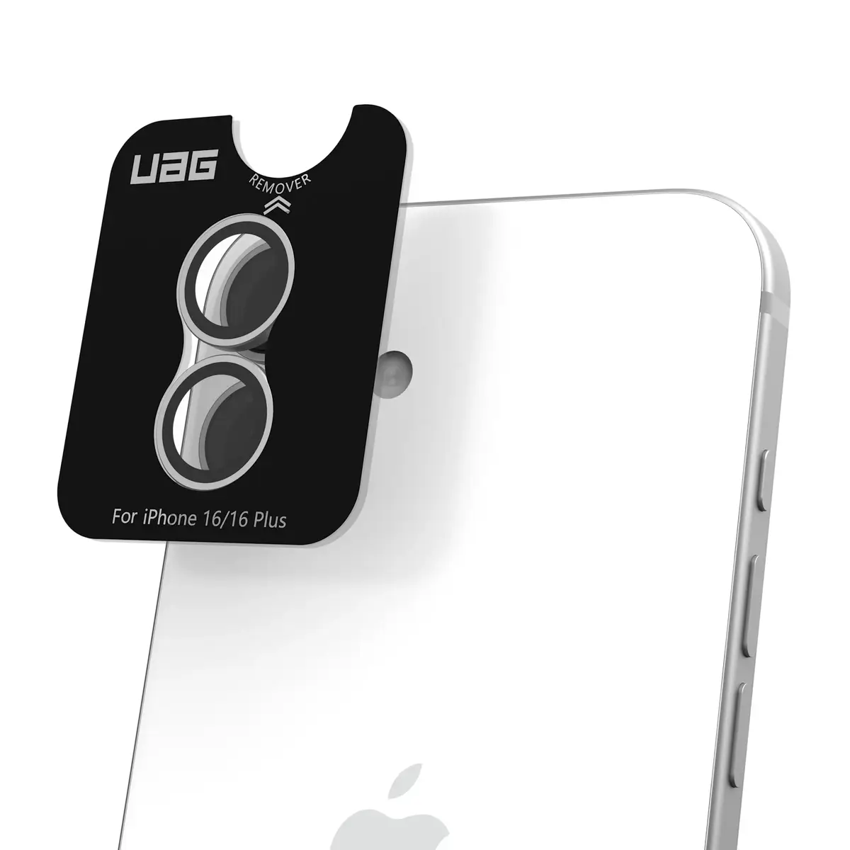UAG Urban Armor Gear Kameralinsen Schutz für Apple iPhone 16/16 Plus titan