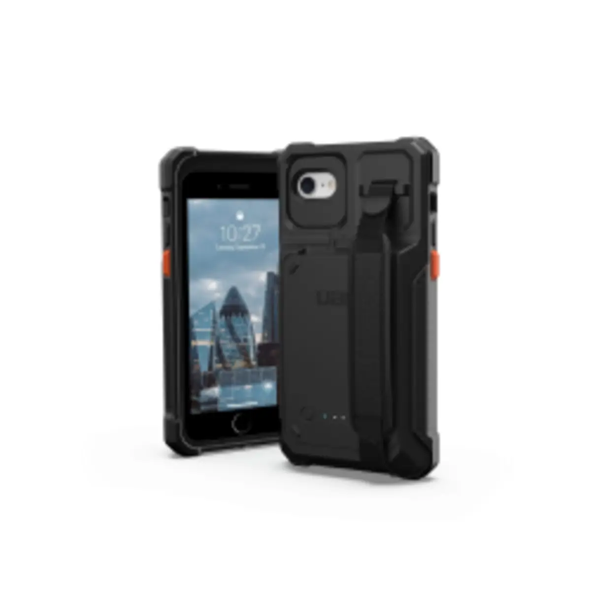 UAG Urban Armor Gear Workflow Healthcare Battery Case für Apple iPhone SE (2022 & 2020) weiß/grau bulk