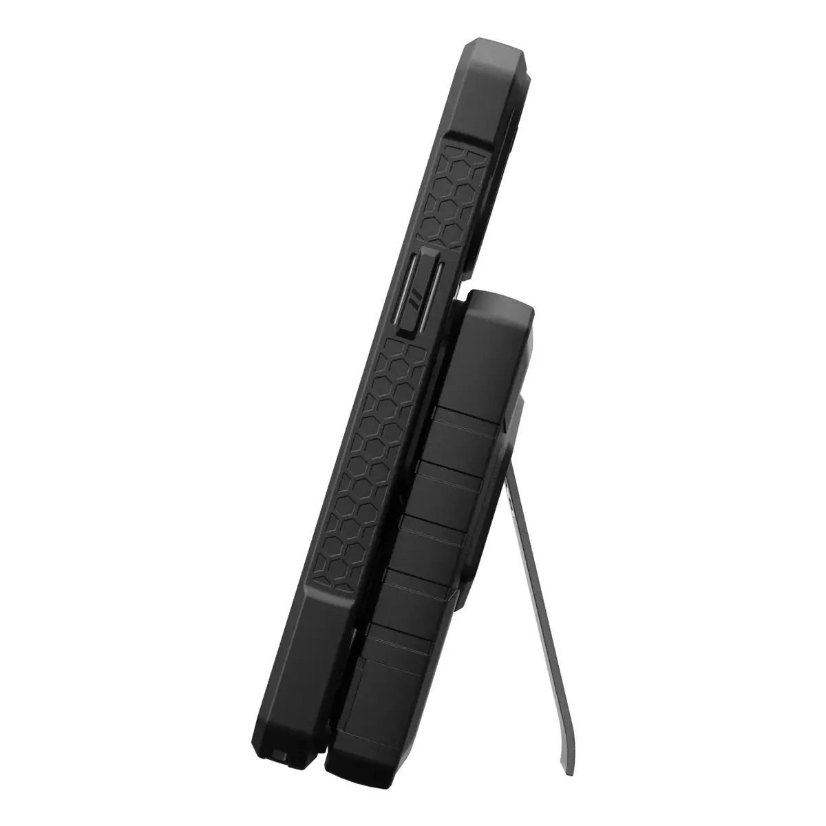 UAG Urban Armor Gear SRGE Rugged Powerbank Magnetic Wireless Charger mit Standfunktion 1x 20W USB-C & 1x 10W 10.000 mAh Qi schwarz/grau