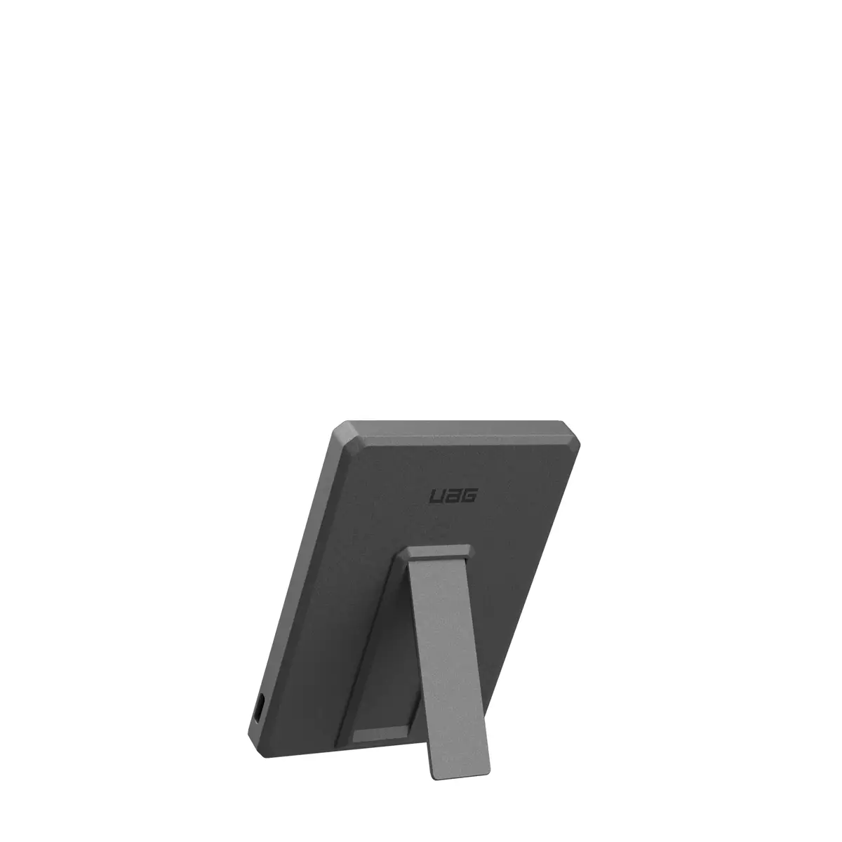 UAG Urban Armor Gear SRGE Ultra Slim Powerbank Magnetic Wireless Charger mit Standfunktion 1x 20W USB-C 5.000 mAh Qi schwarz/grau