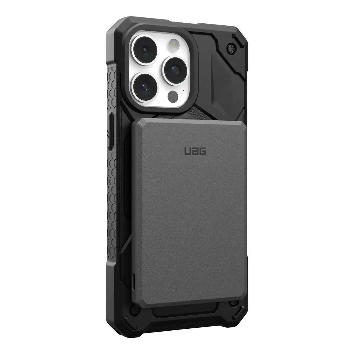 UAG Urban Armor Gear SRGE Ultra Slim Powerbank Magnetic Wireless Charger 1x 20W USB-C 5.000 mAh Qi schwarz/grau