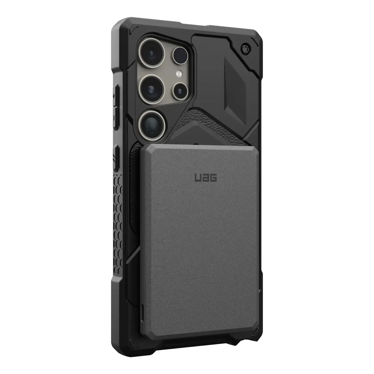 UAG Urban Armor Gear SRGE Ultra Slim Powerbank Magnetic Wireless Charger 1x 20W USB-C 5.000 mAh Qi schwarz/grau
