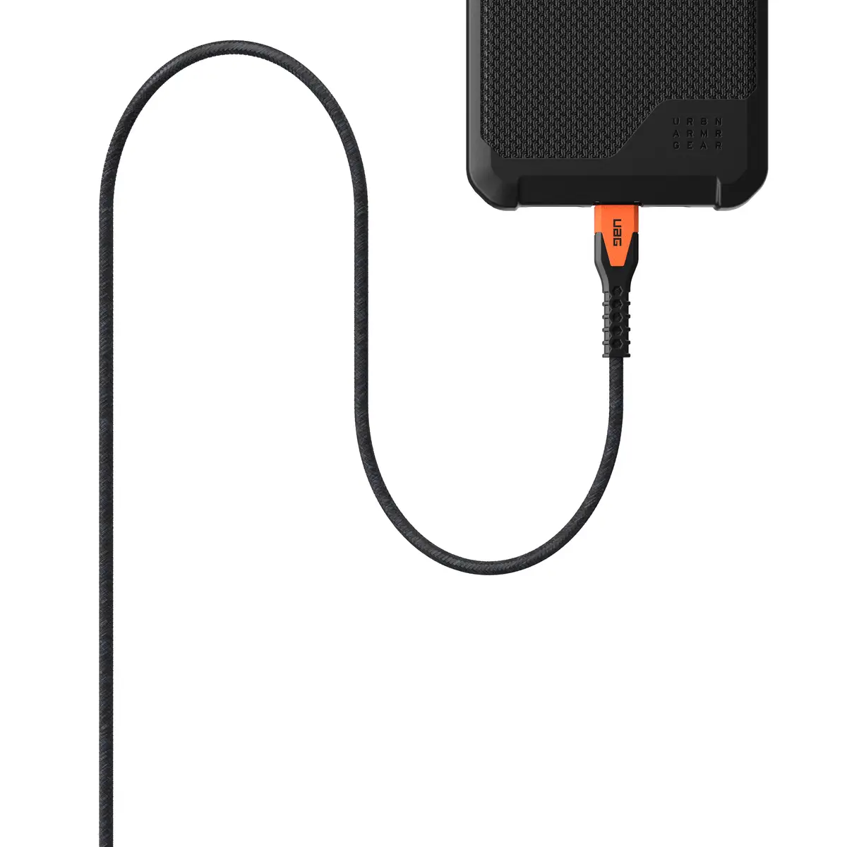 UAG Urban Armor Gear Rugged Kevlar Kabel USB-C auf USB-C 60W 1,5m schwarz/orange