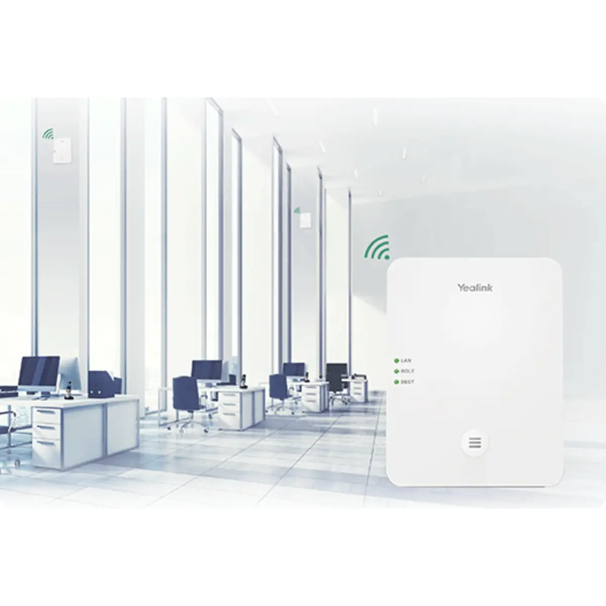 Yealink W80DM DECT-Basisstation Weiß
