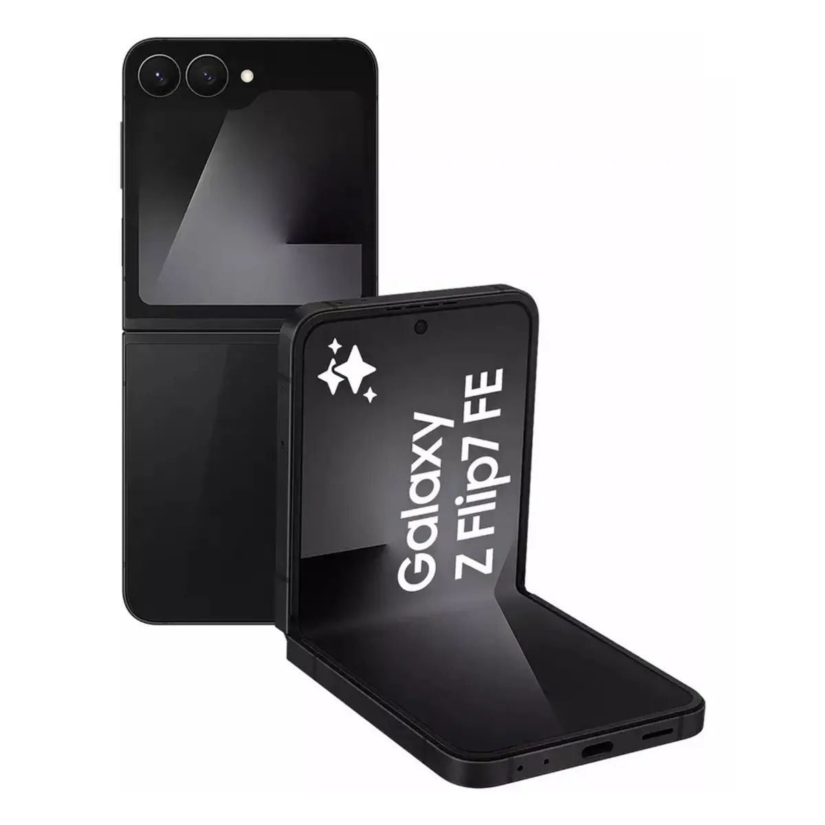 Samsung Galaxy Z Flip7 FE 17 cm (6.7") Dual-SIM Android 16.0 5G USB Typ-C 8 GB 256 GB 4000 mAh Schwarz