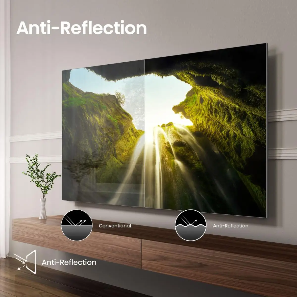 85U7Q PRO ULED Smart TV 85" 215cm 4K Ultra HD 3840x2160 165Hz 178 ° 16:9 2000:1 6 ms Matt-Schwarz