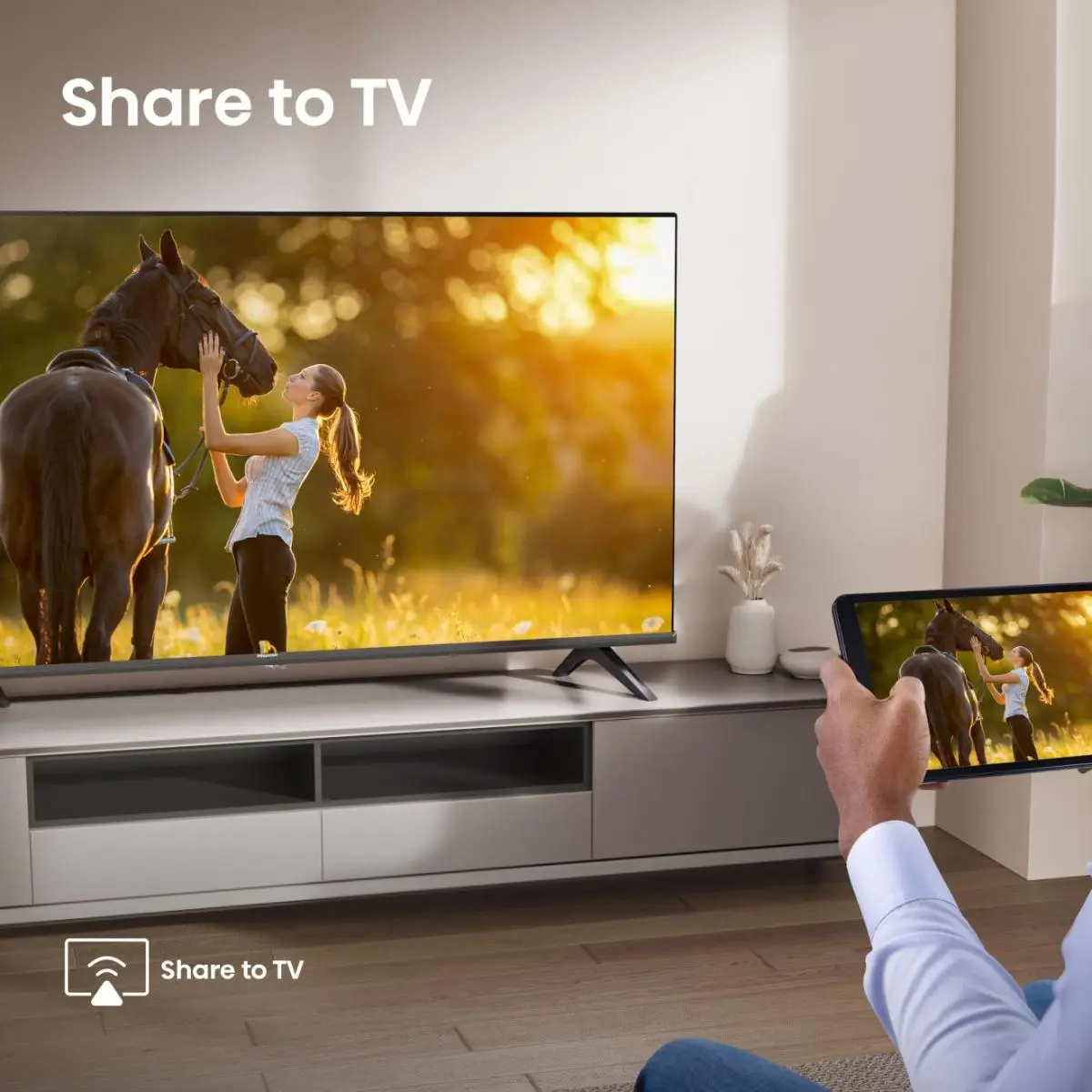 32A4Q HD Smart TV 32" 80cm 1366x768 178 ° 16:9 3000:1 8,5 ms Matt-Schwarz