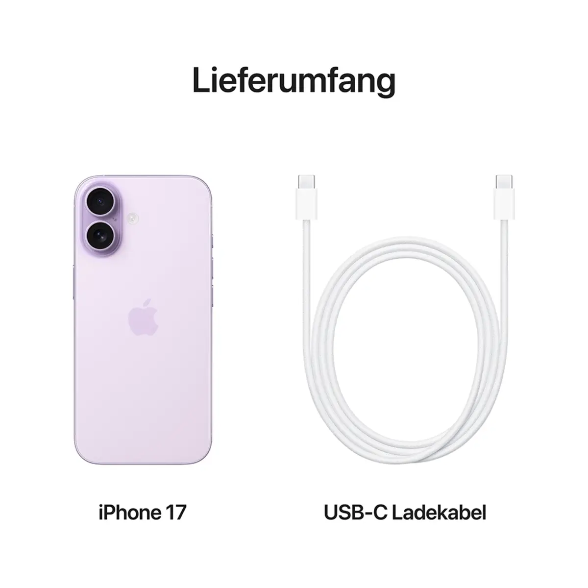 Apple iPhone 17 256GB Lavendel