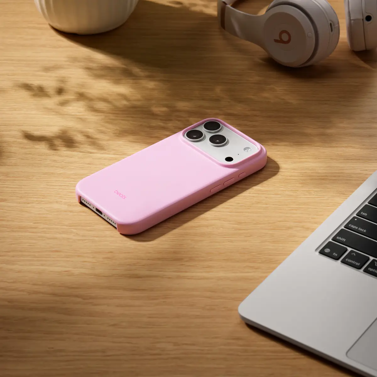 Apple Beats iPhone 17 Pro Case with MagSafe and Camera Control Pebble Pink