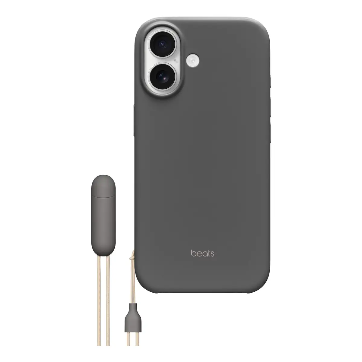 Apple Beats iPhone 17 Kickstand Case with MagSafe and Camera Control Granite Gray