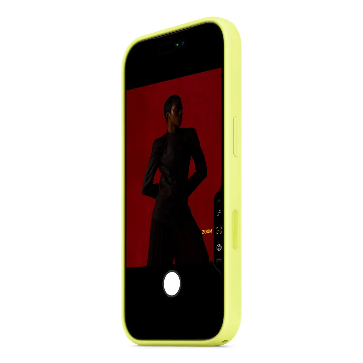 Apple iPhone 17 Pro Silicone Case with MagSafe Neon Yellow