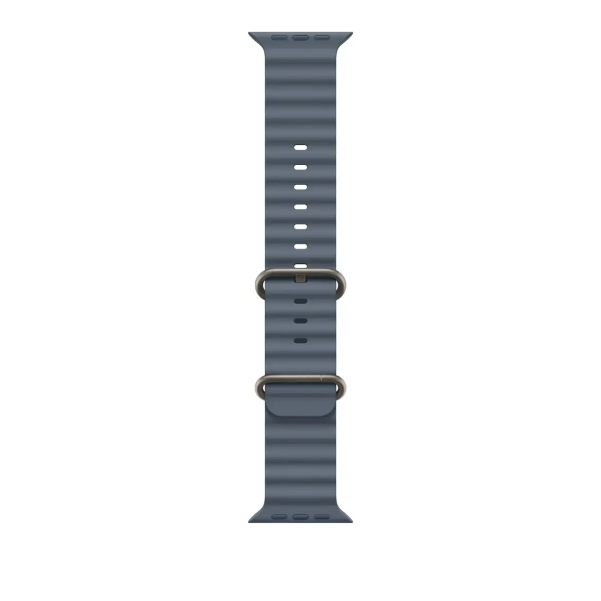 Apple 49mm Anchor Blue Ocean Band Natural Titanium Finish