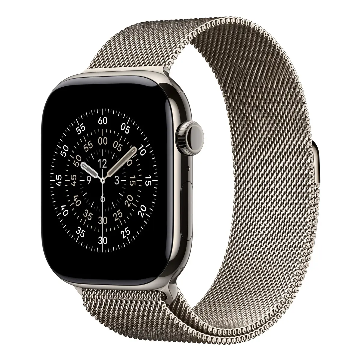 Apple 46mm Natural Milanese Loop S/M