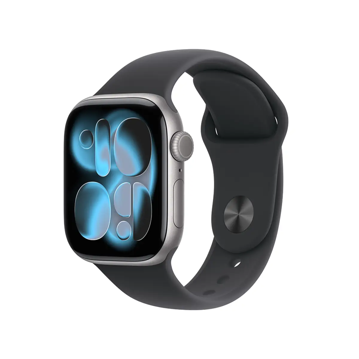 Apple Watch Series 11 GPS + Cellular 42mm Space Grey Aluminium Case with Black Sport Band M/L