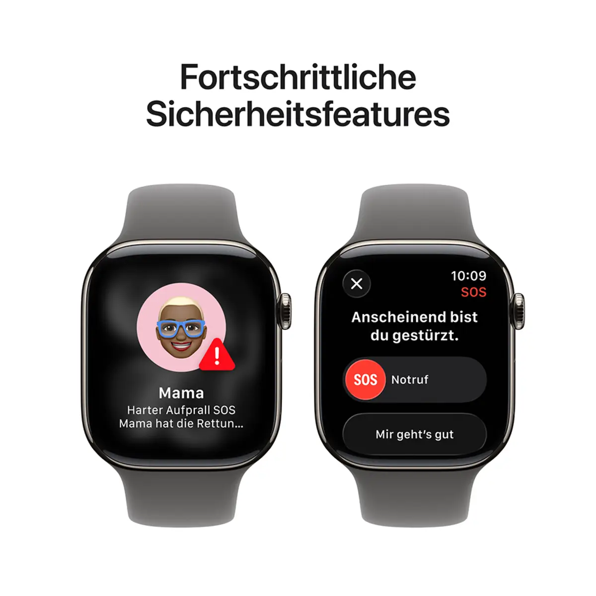 Apple Watch Series 11 GPS + Cellular 42mm Natural Titanium Case with Stone Grey Sport Band M/L