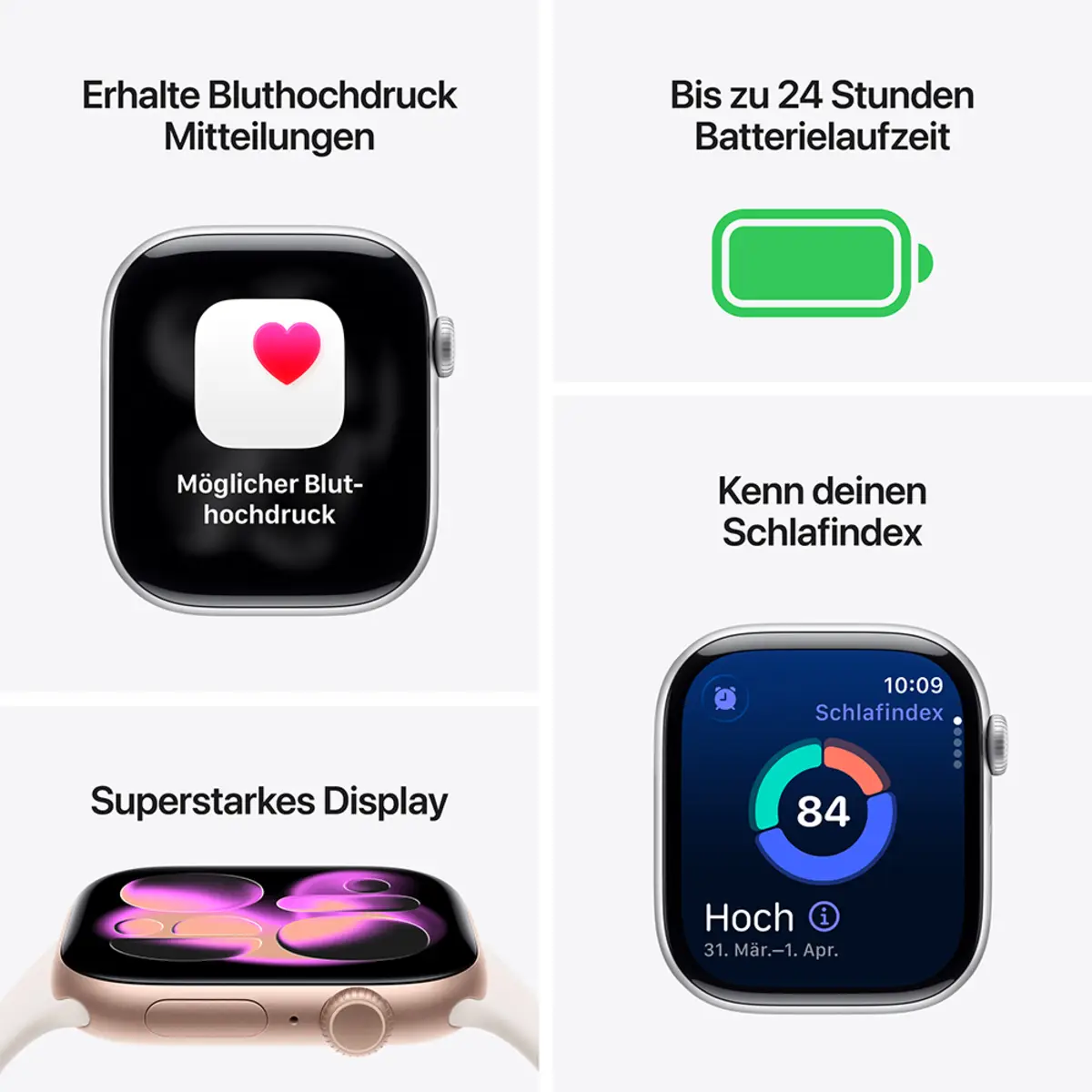 Apple Watch Series 11 GPS + Cellular 46mm Slate Titanium Case with Slate Milanese Loop M/L