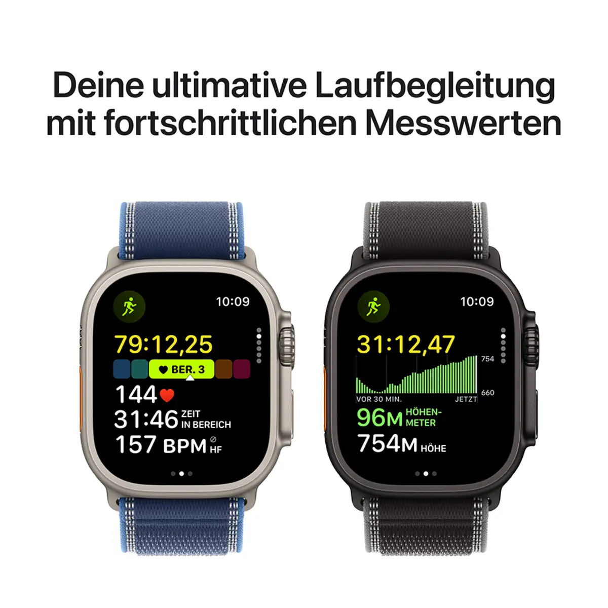 Apple Watch Ultra 3 GPS + Cellular 49mm Natural Titanium Case with Natural Titanium Milanese Loop Medium