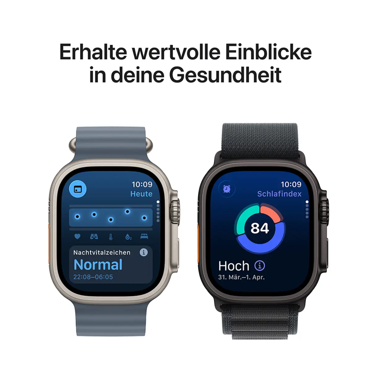 Apple Watch Ultra 3 GPS + Cellular 49mm Natural Titanium Case with Natural Titanium Milanese Loop Medium