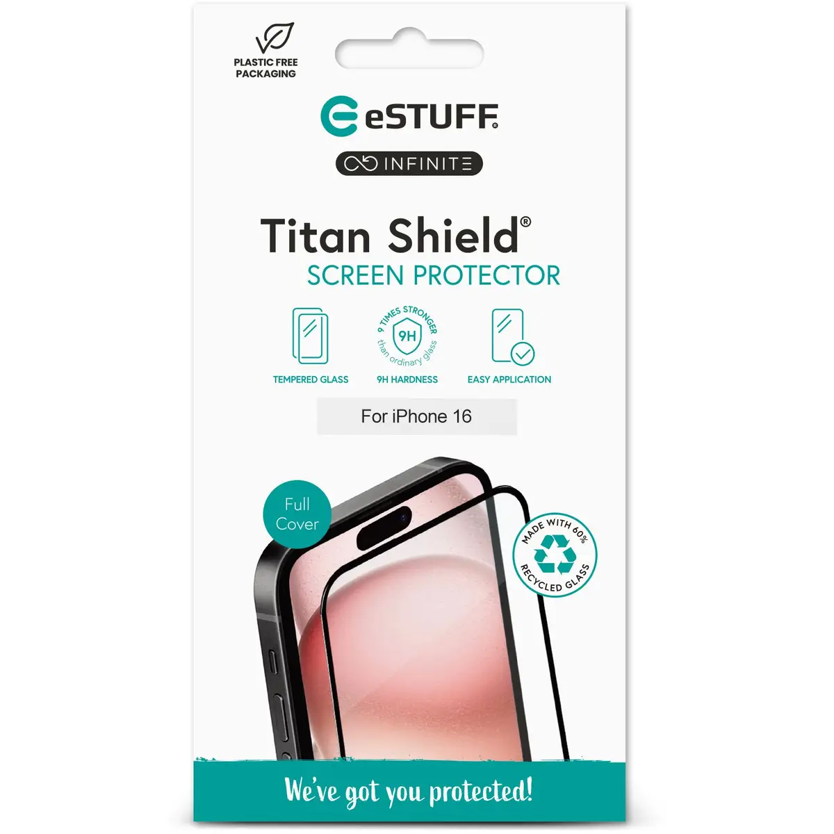 INFINITE Titan Shield Full Cover Glass iPhone 17 Pro Max 10 Stück