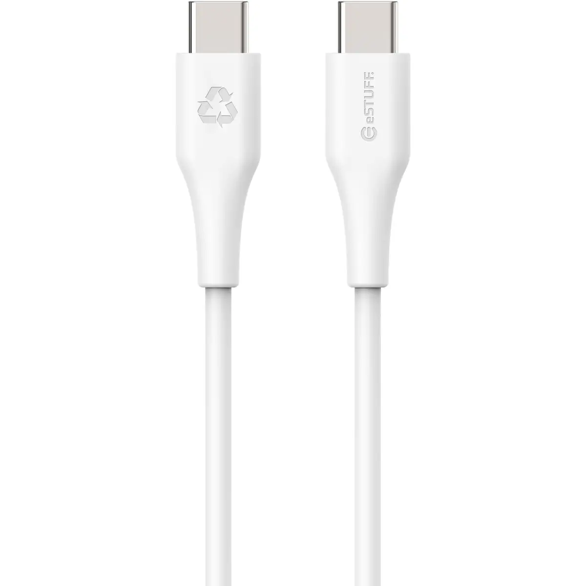 USB-C to USB-C Kabel Weiß 3m