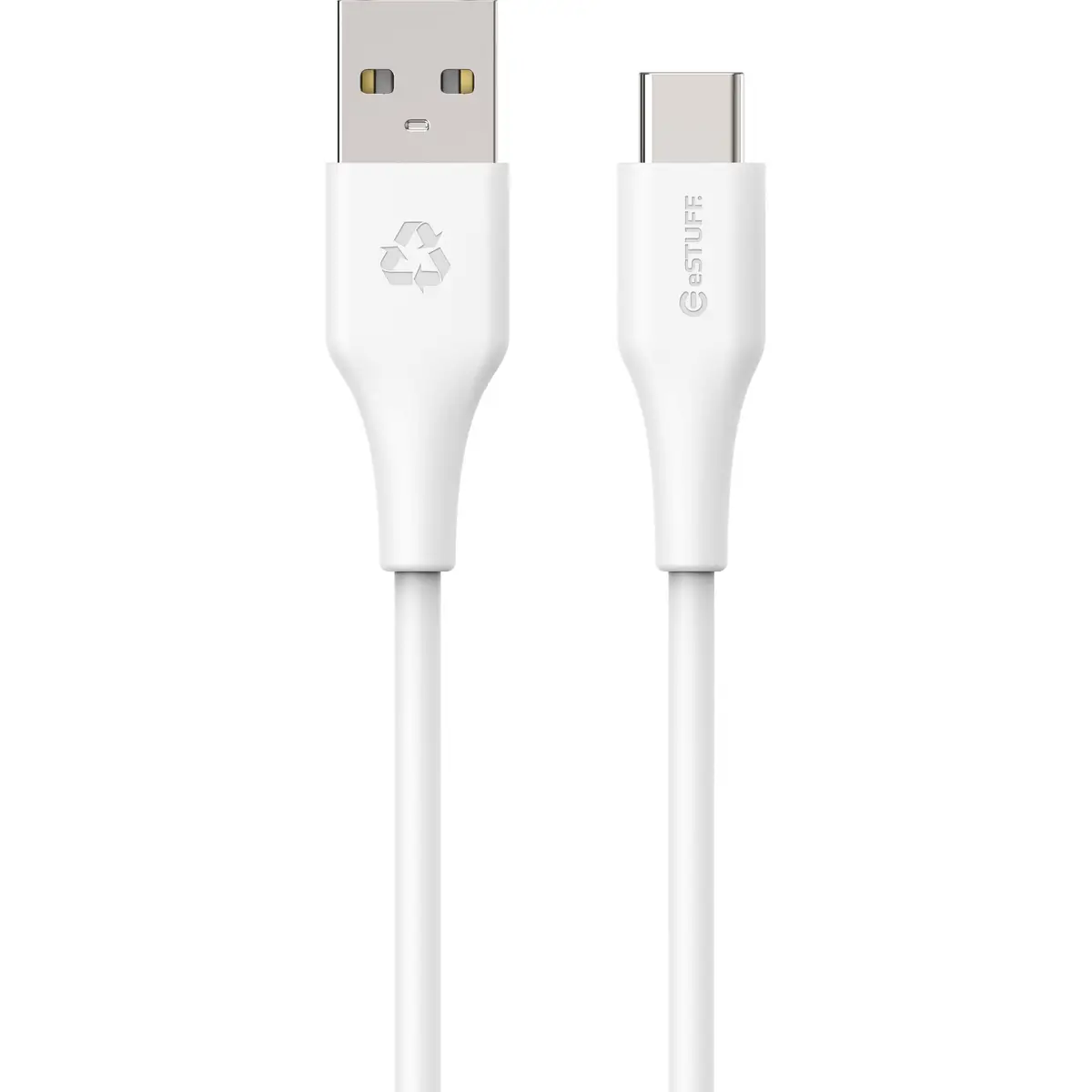 USB-A to USB-C Kabel Weiß 2m