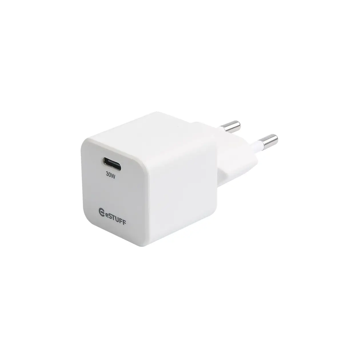 eSTUFF ES637027-BULK Ladegerät für Mobilgeräte Smartphone Weiß AC Schnellladung Drinnen