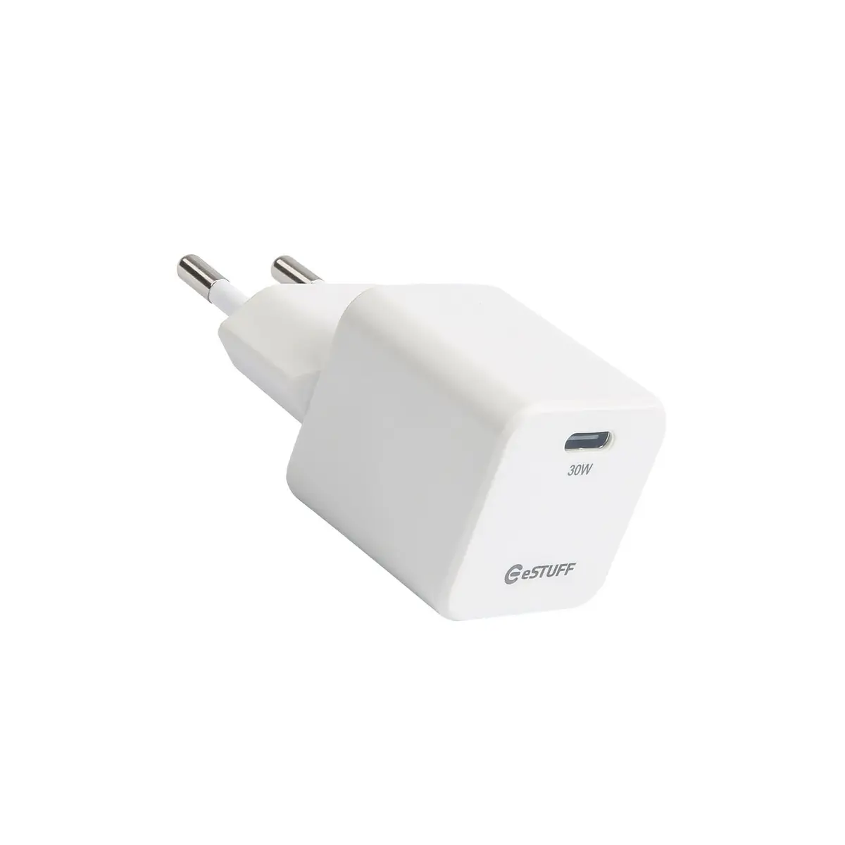 eSTUFF ES637027-BULK Ladegerät für Mobilgeräte Smartphone Weiß AC Schnellladung Drinnen
