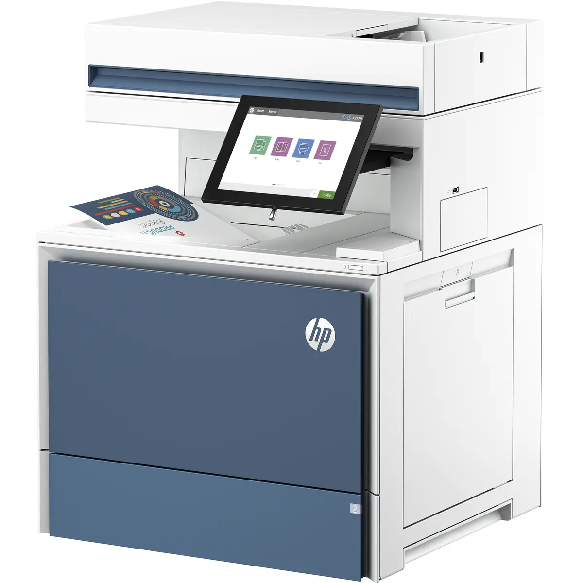 Color LaserJet Enterprise MFP 6800dn Multifunktionsdrucker Farbe Laser Legal (216 x 356 mm) (Original) A4/Legal (Medien) bis zu 52 Seiten/Min. (Kopieren) bis zu 52 Seiten/Min. (Drucken) 650 Blatt Gigabit LAN US