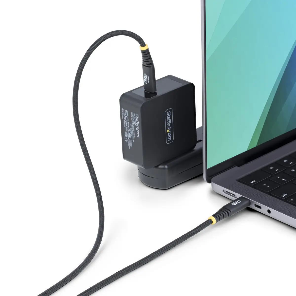 StarTech 2m USB-C Charging Cable 240W Silicone Jacket w/Braid