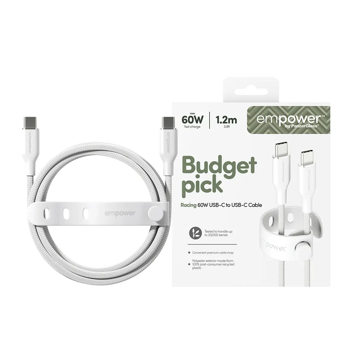 empower Racing 60W USB-C to USB-C Cable