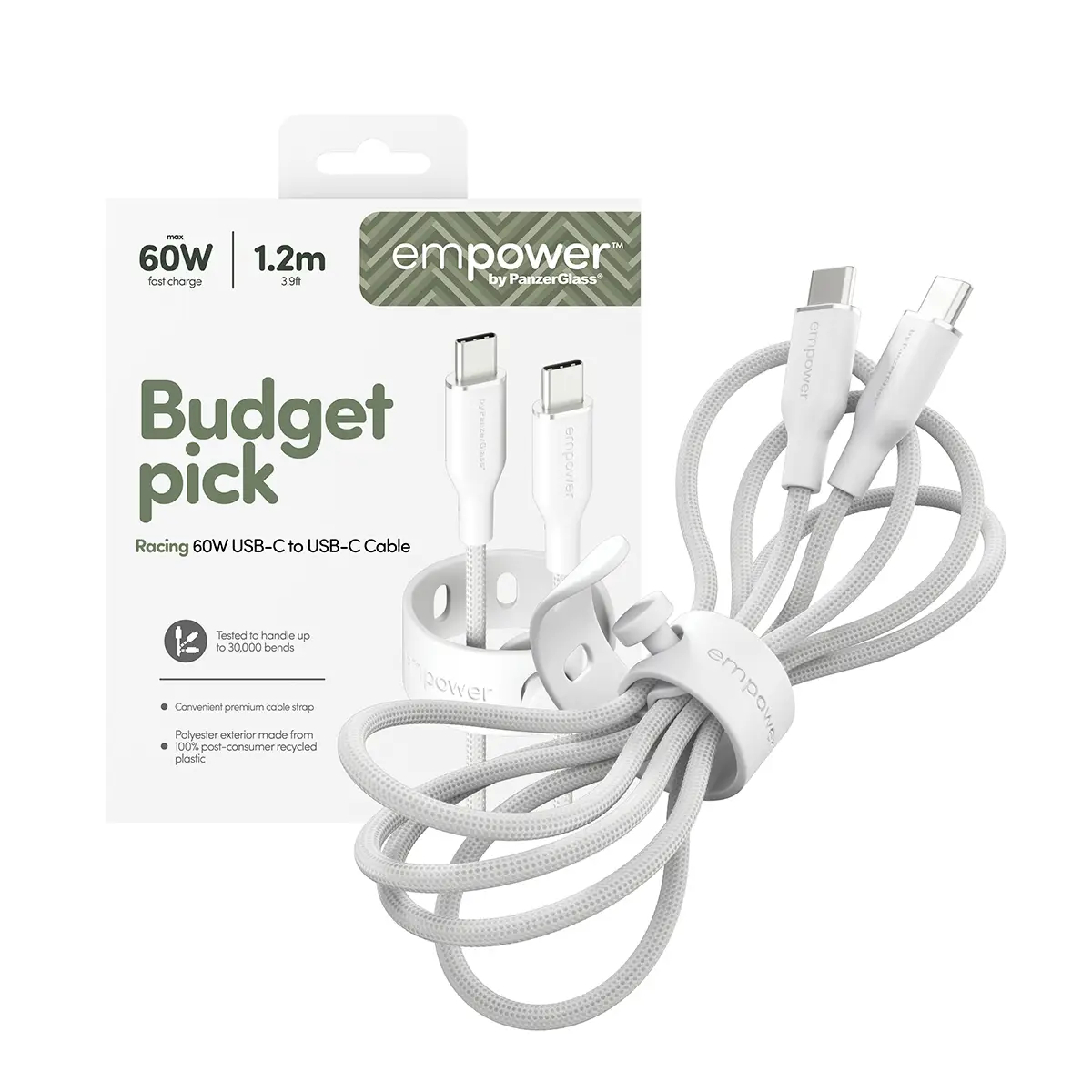 empower Racing 60W USB-C to USB-C Cable