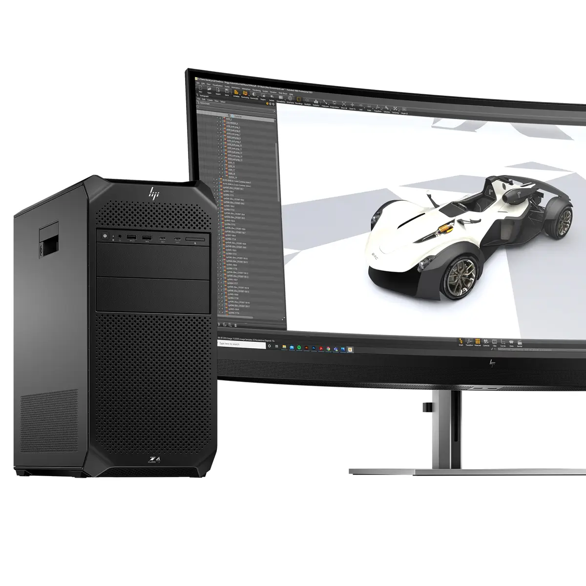 HP Workstation Z4 G5 Tower Xeon W W3-2535 64GB 1000GB RTX 4000 Ada Tastatur: Deutsch Windows 11 Pro
