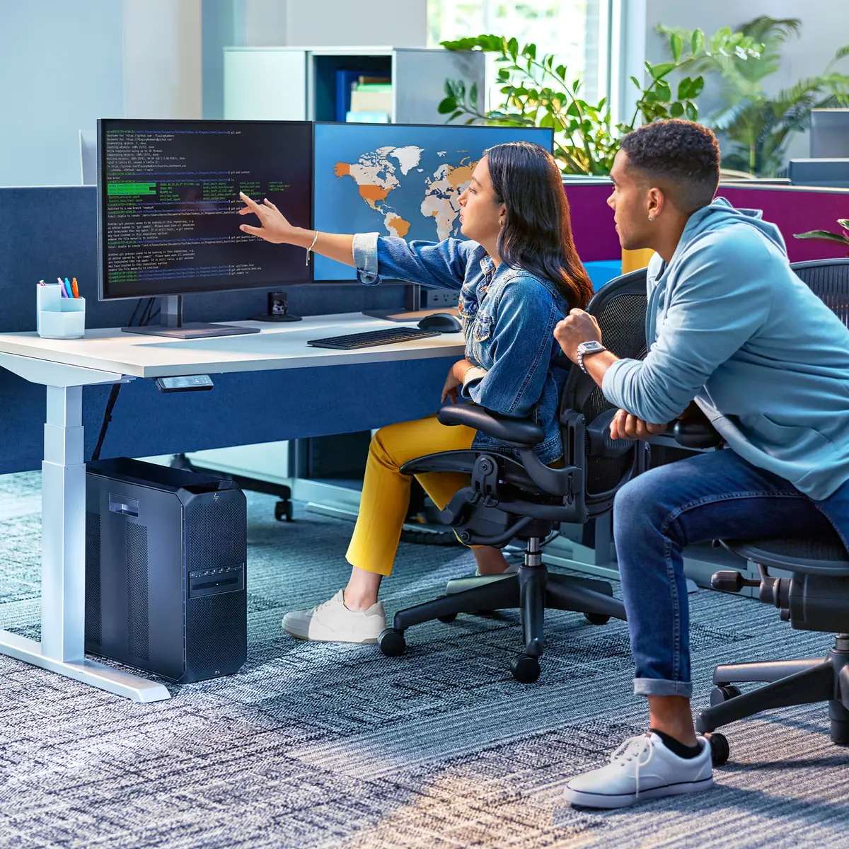 HP Workstation Z6 G5 A Tower Ryzen ThreadRipper PRO 7955WX 64GB 2000GB SSD Tastatur: Deutsch Windows 11 Pro
