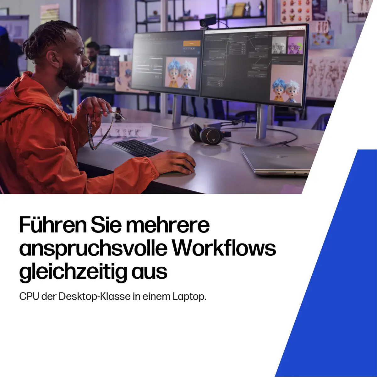 HP ZBook Fury 16 G1i Mobile Workstation Intel Core Ultra 7 255HX 32GB 1000GB SSD 1920x1200 Pixel 40,6cm (16") VGA RTX PRO 2000 Blackwell WLAN Bluetooth Tastatur: Deutsch W11P