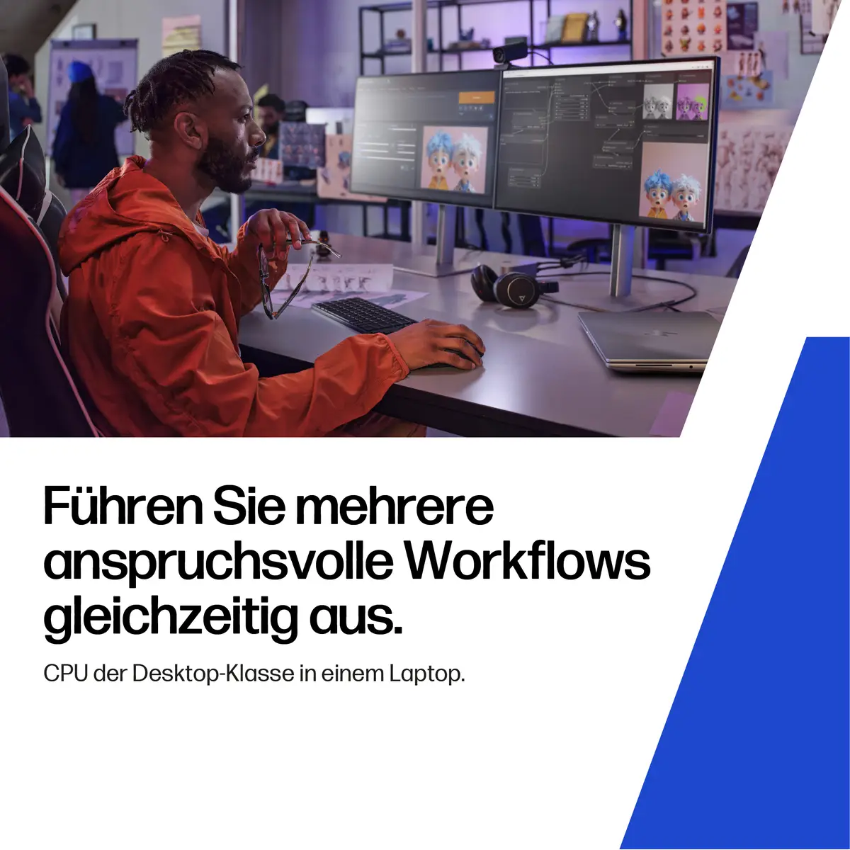 HP ZBook Fury G1i Mobile Workstation Intel Core Ultra 7 265HX 32GB 1000GB SSD 2560x1600 Pixel 45,7cm (18") VGA RTX PRO 3000 Blackwell WLAN Bluetooth Tastatur: Deutsch W11P