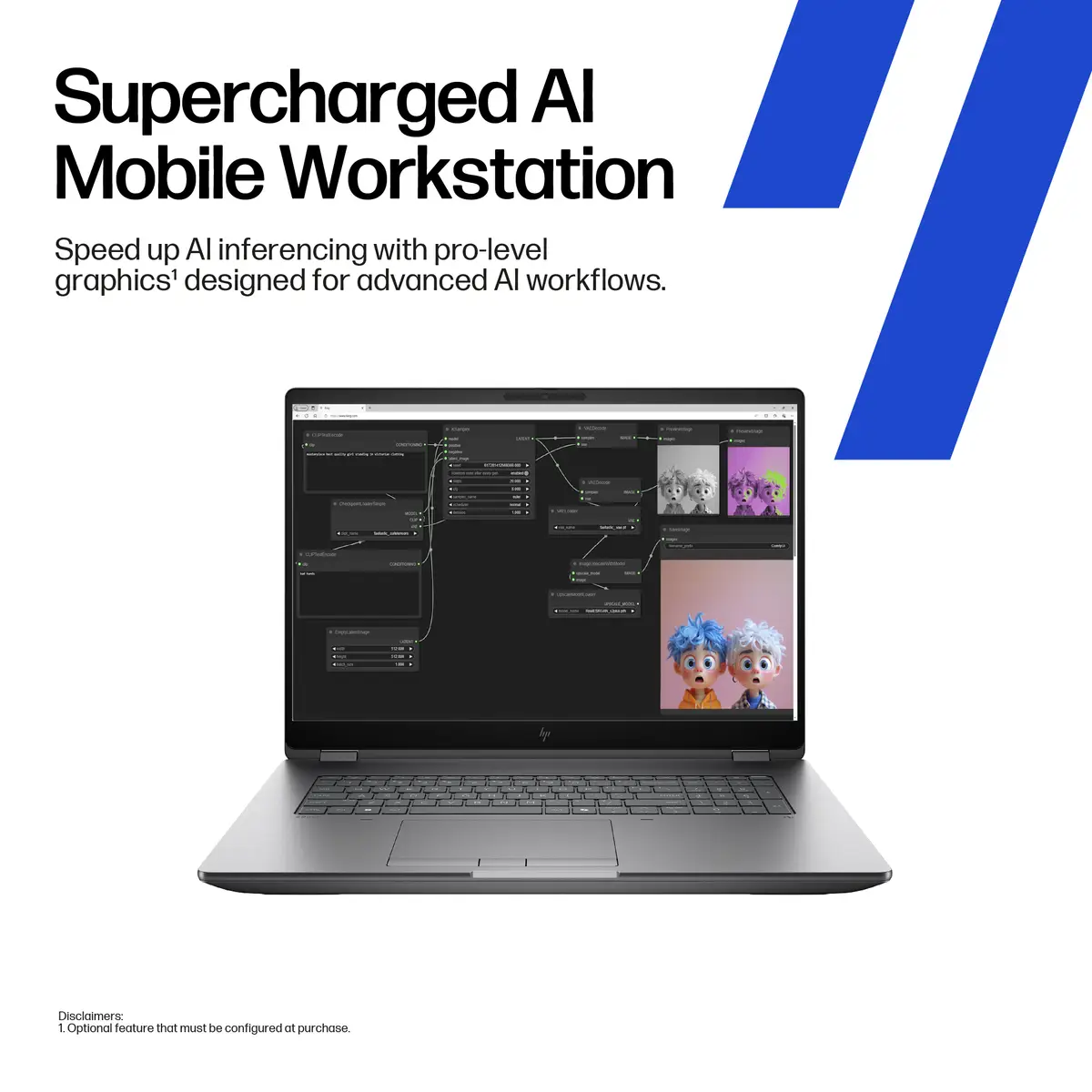 HP ZBook Fury G1i Mobile Workstation Intel Core Ultra 9 285HX 64GB 2000GB SSD 2560x1600 Pixel 45,7cm (18") VGA RTX PRO 3000 Blackwell WLAN Bluetooth Tastatur: Deutsch W11P