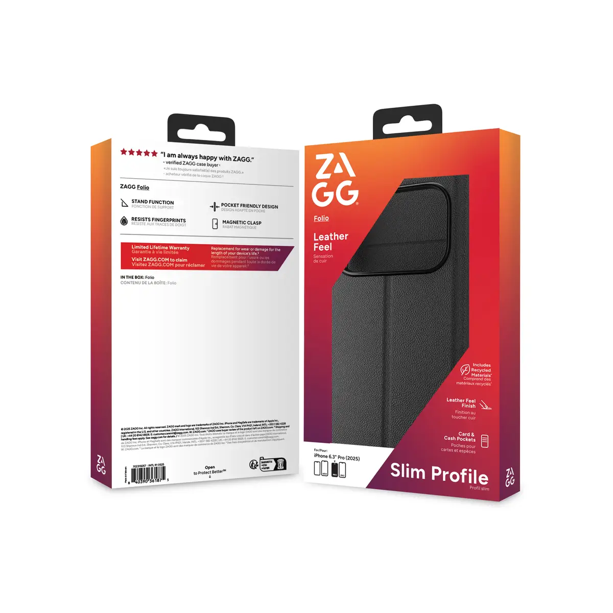 Folio Case Apple iPhone 17 Pro Black