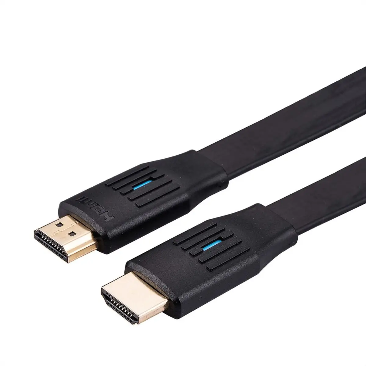 VALUE 8K HDMI Ultra HD Flachkabel mit Ethernet, schwarz, 1 m