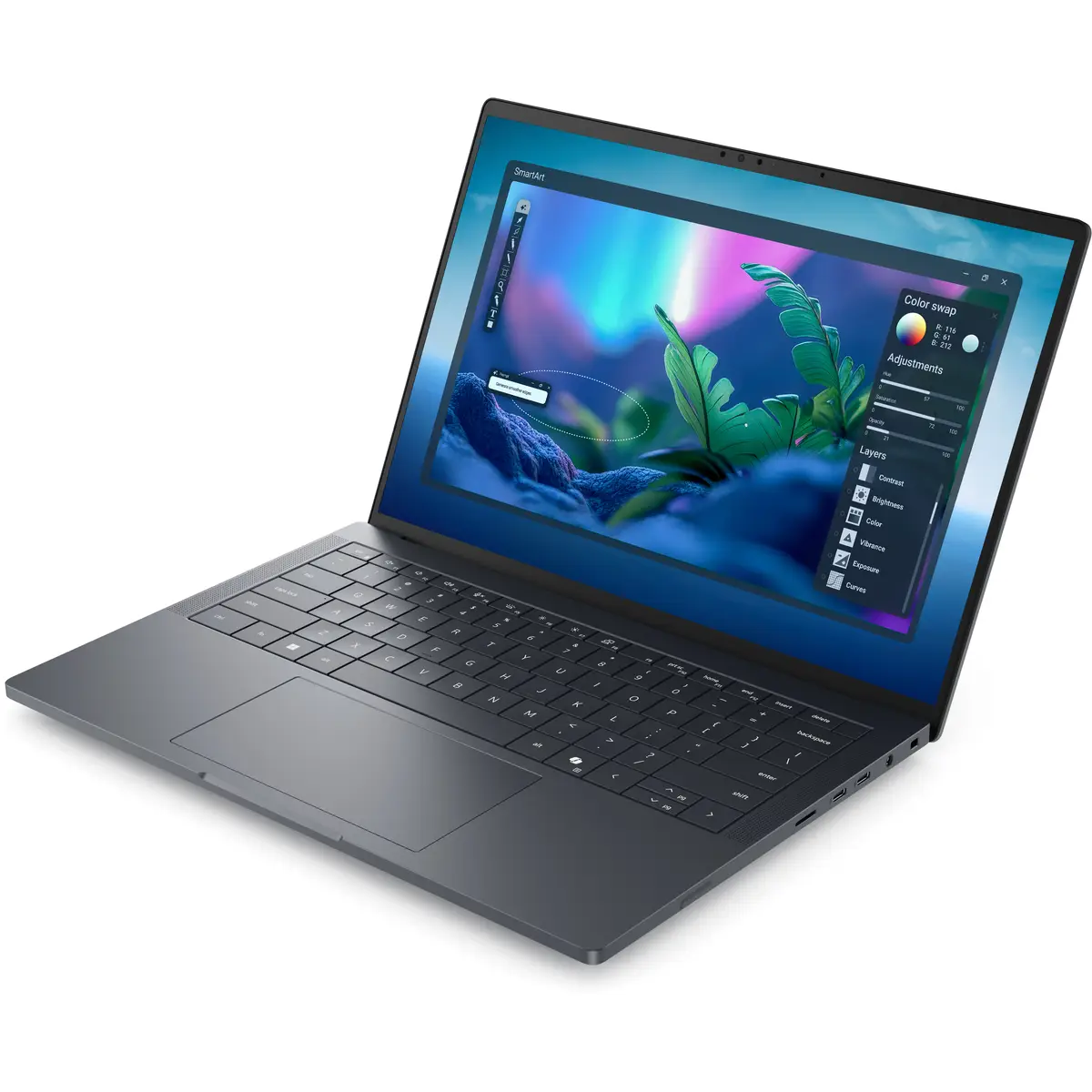Dell Pro Max 14 Premium MA14250 U7-265H 2,2GHz Win 11 Pro RTX PRO 1000 Blackwell 32GB 1TB SSD NVMe TLC SED Performance 35,56cm 14" 1920x1200 FHD Plus Wi-Fi 7 Magnetit BTP mit 3 Jahre Dell ProSupport