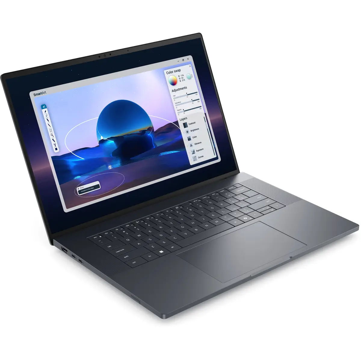 Dell Pro Max 16 Premium MA16250 U7-265H 2,2GHz Win 11 Pro RTX PRO 1000 Blackwell 32GB 1TB SSD Performance NVMe TLC SED 40,646cm 16" 1920x1200 FHD Plus 120Hz Wi-Fi 7 Magnetit BTP mit 3 Jahre Dell ProSupport
