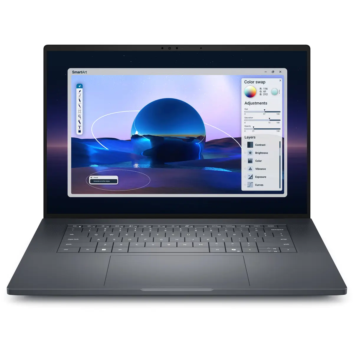 Dell Pro Max 16 Premium MA16250 U9-285H 2,9GHz Win 11 Pro RTX PRO 2000 Blackwell 64GB 1TB SSD Performance NVMe TLC SED 40,646cm 16" 1920x1200 FHD Plus 120Hz Wi-Fi 7 Magnetit BTP mit 3 Jahre Dell ProSupport