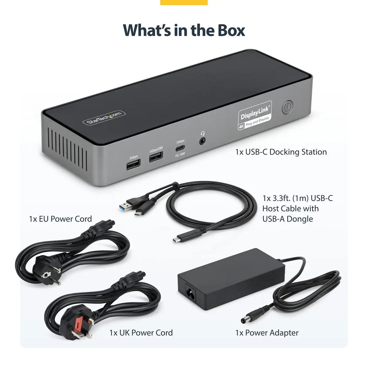Triple-Monitor USB-C Docking Station 140W