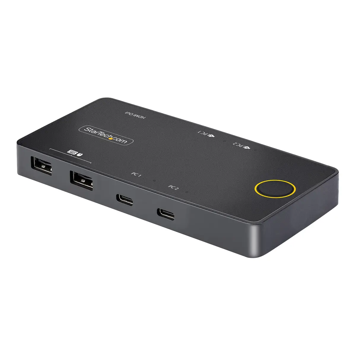 2-Port USB-C KVM Switch, Single-4K 60Hz HDMI Monitor, Dual-100W Power Delivery Pass-through Ports