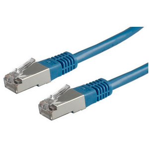 Patch cable RJ-45 S/FTP Cat6 blue 0,5m