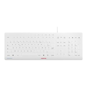 STREAM PROTECT Keyboard USB Layout Französisch Pale Grey