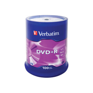 DVD+R 4,7GB 16x silber 100er Spindel