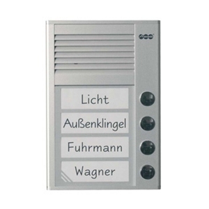 TFS-Dialog 204, Türsprechstelle 4Taster Für A/B aluminium
