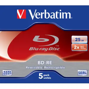 BD-RE 25GB 2x Single Layer 5er Pack BD-RE 25GB 2x Single Layer 5er Pack