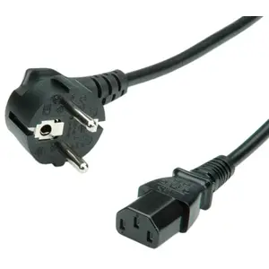Netzkabel CEE 7/7 (SCHUKO) - IEC 320 EN 60320 C13 Stecker/Buchse gerade Schwarz 1,8m Netzkabel CEE 7/7 (SCHUKO) - IEC 320 EN 60320 C13 Stecker/Buchse gerade Schwarz 1,8m