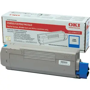 Toner 43865723 ca. 6000 Seiten cyan Toner 43865723 ca. 6000 Seiten cyan